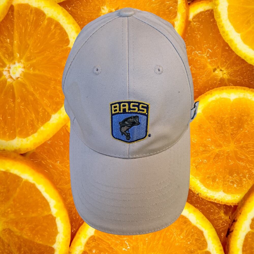 Bass Hat‎ with Fish on Front Adjustable Baseball Hat Cap